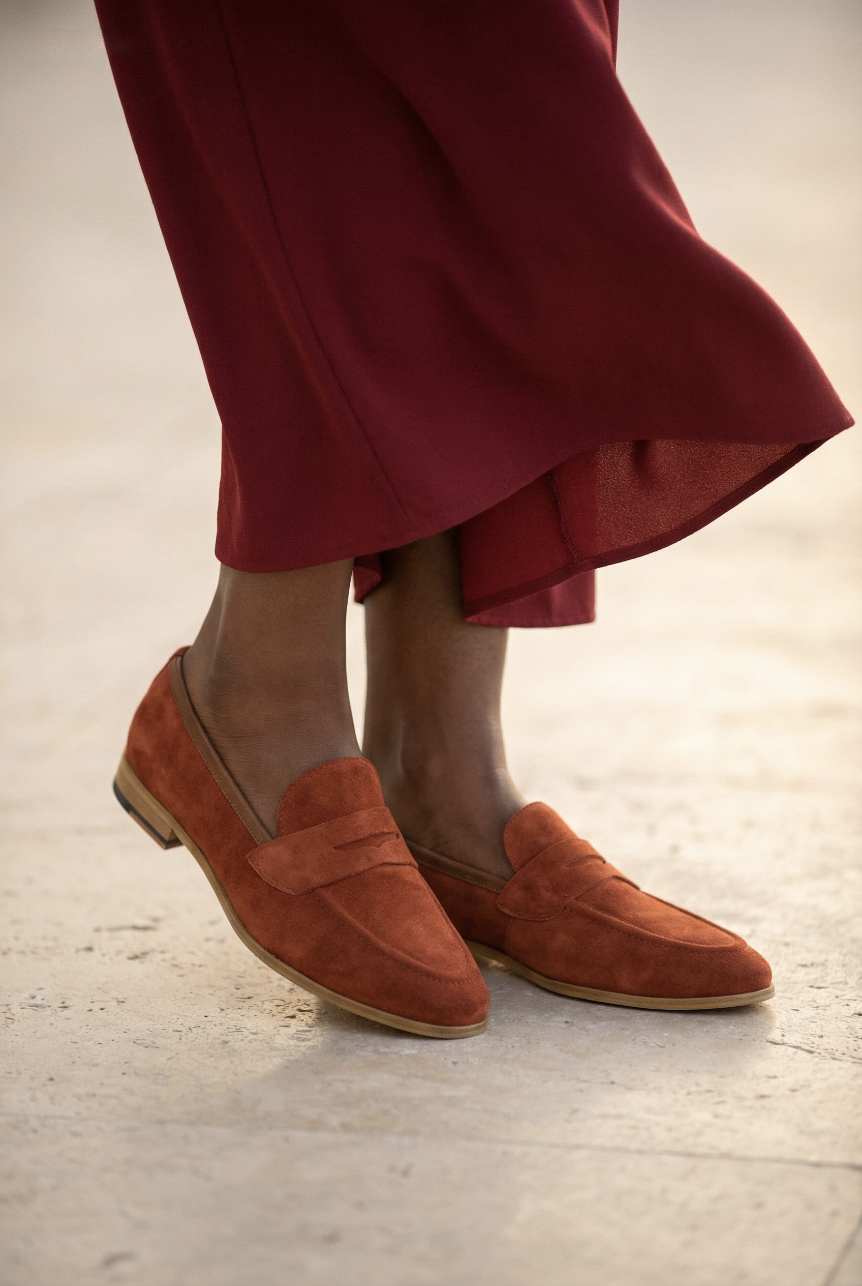 Categorie mocassin rouille Femme noam