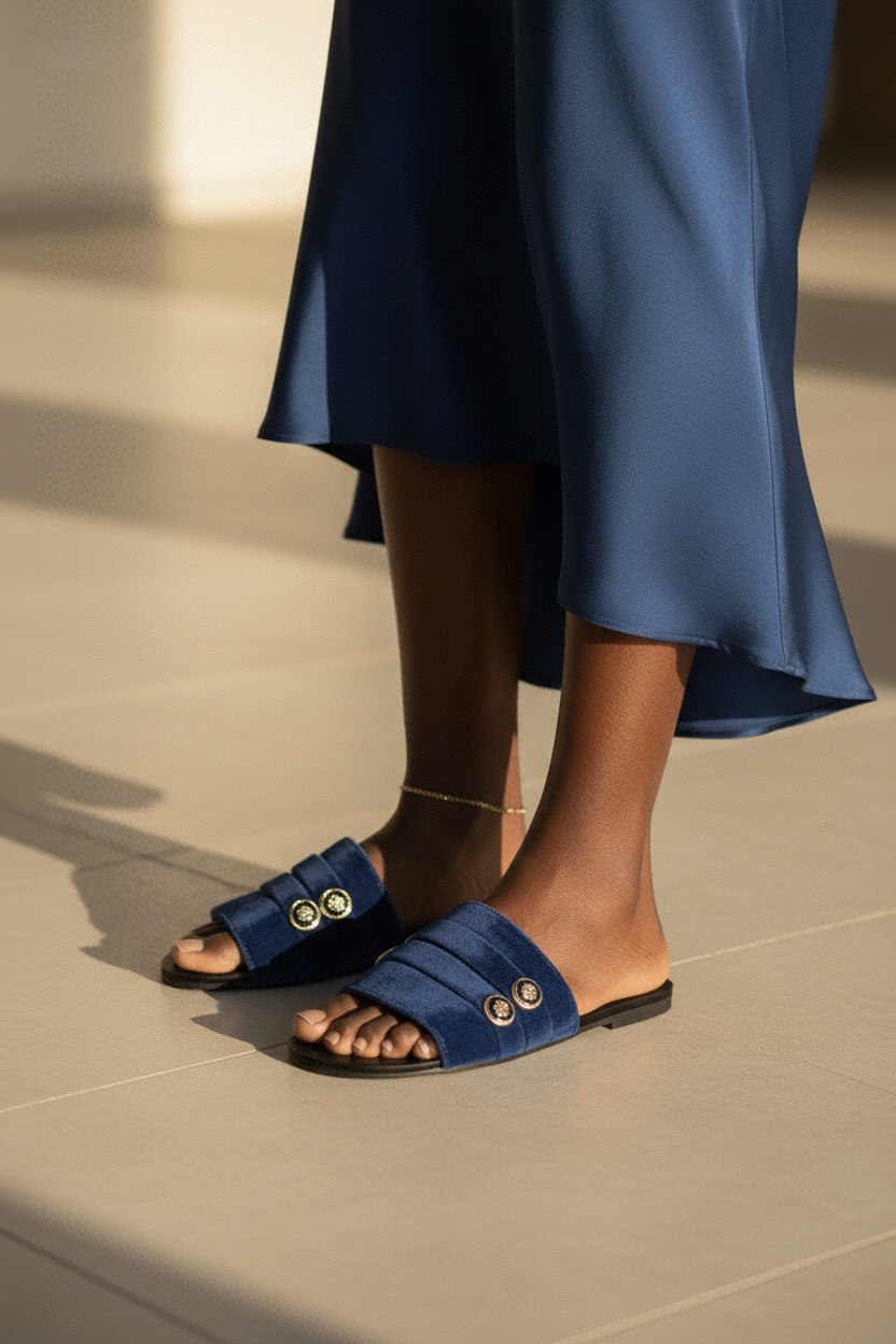 Categorie sandale bleue Femme noam 1